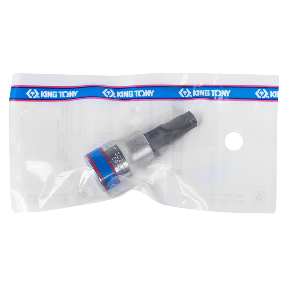 KING TONY (302345) Насадка (бита) торцевая 3/8", L = 50 мм, TORX, T45