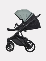 Коляска 2 в 1 Riko Basic Montana Ecco цвет 30 Green-Grey (зеленый-серый)