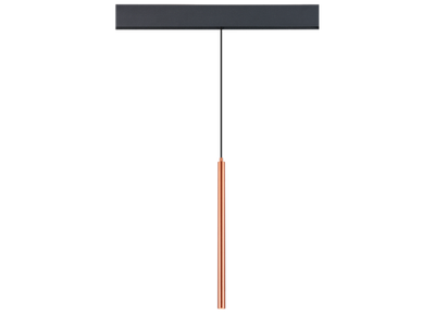 Светильник для SPACE-Track system 5Вт, D26xH500 мм, 400Лм, 28°, 3000К, диммируемый 0-10В, Ra &gt;90, сатинированная медь