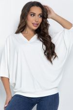 Блуза Вэнсдей (белая) Б11457 LT Collection