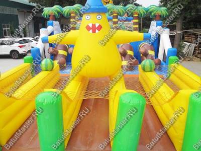Надувная полоса препятствий "Дачные приключения"
