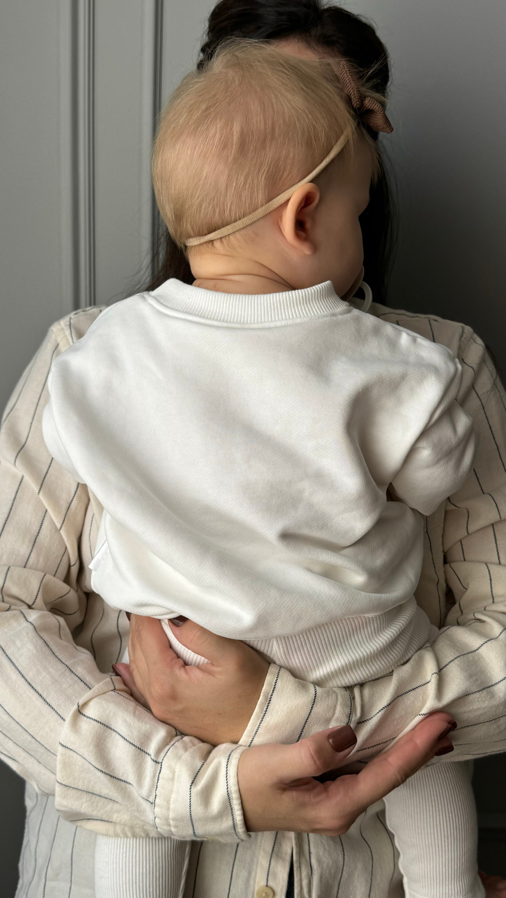 Свитшот oversized молоко