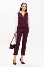 1950 Жилет женский (бордо)