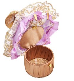 Народные промыслы RK-730/2 Кукла-шкатулка «Дама в шляпке»