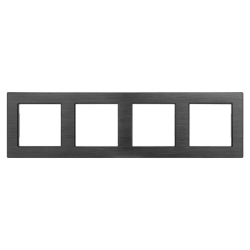 Рамка алюминиевая FRM-PRESTO-ALS-4-BK (Arlight, -) 043862