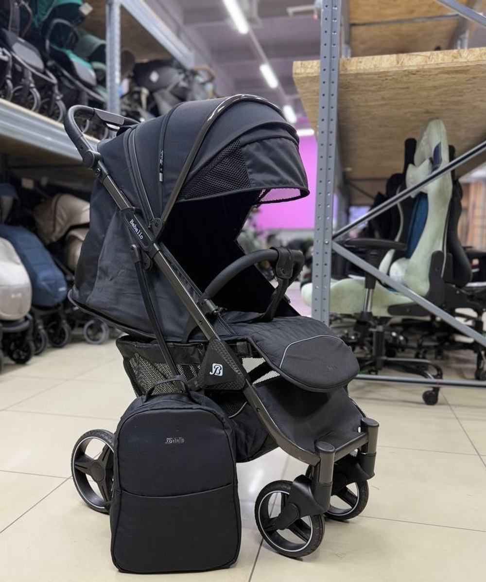 Коляска Baballo Future 2025 (черный/черная рама)