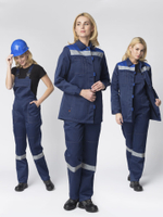 Костюм женский Веснис-2 СОП К. (тк.Смесовая,210) п/к, т.синий/васильковый