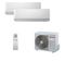 Мультисплит система на 2 комнаты Toshiba RAS-B10CKVG-EE x 2 / RAS-2M18G3AVG-E