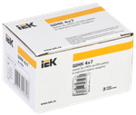 Шины на DIN-рейку в корпусе (кросс-модуль) ШНК 4х7 3L+PEN IEK