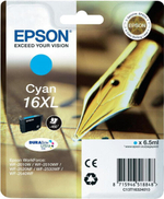 Epson Pen and crossword Singlepack Cyan 16XL DURABrite Ultra Ink C13T16324010