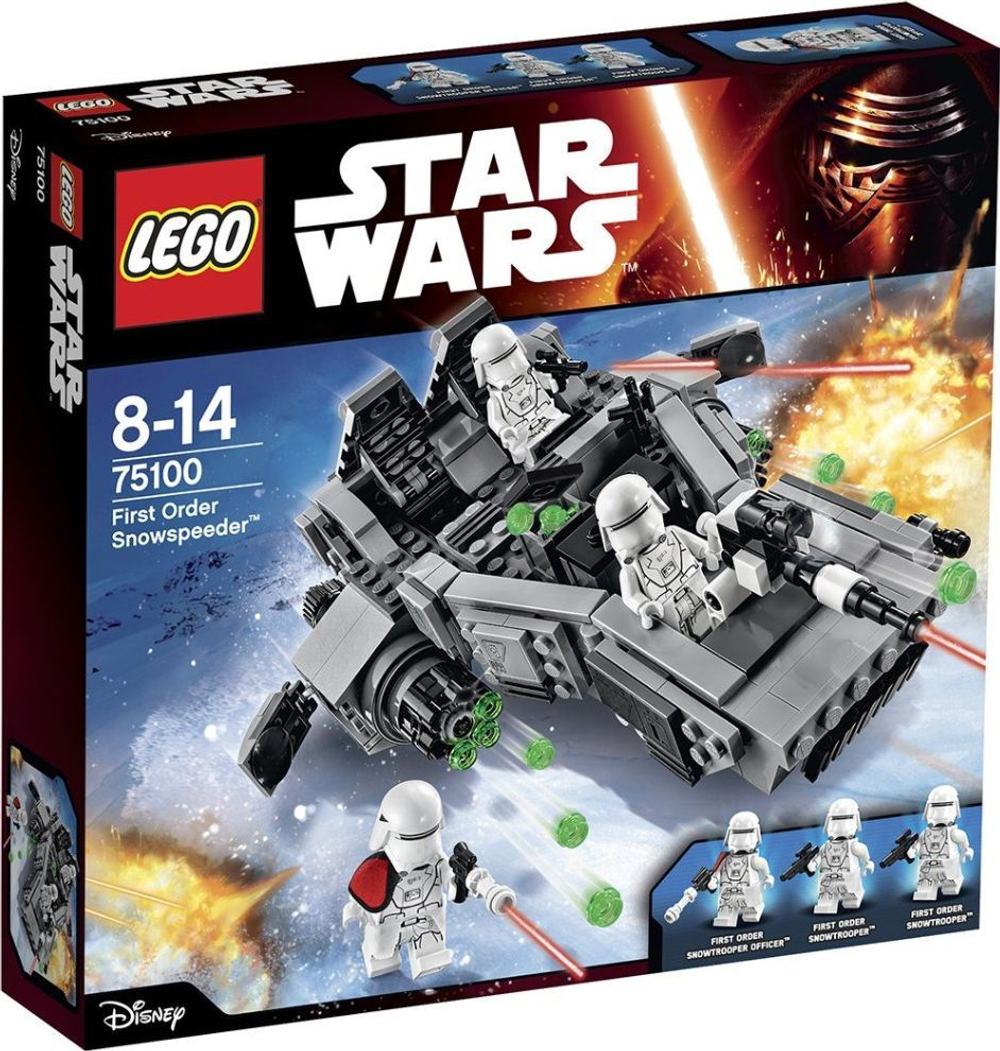 LEGO Star Wars: Снежный спидер Первого Ордена 75100 — First Order Snowspeeder — Лего Звездные войны Стар Ворз