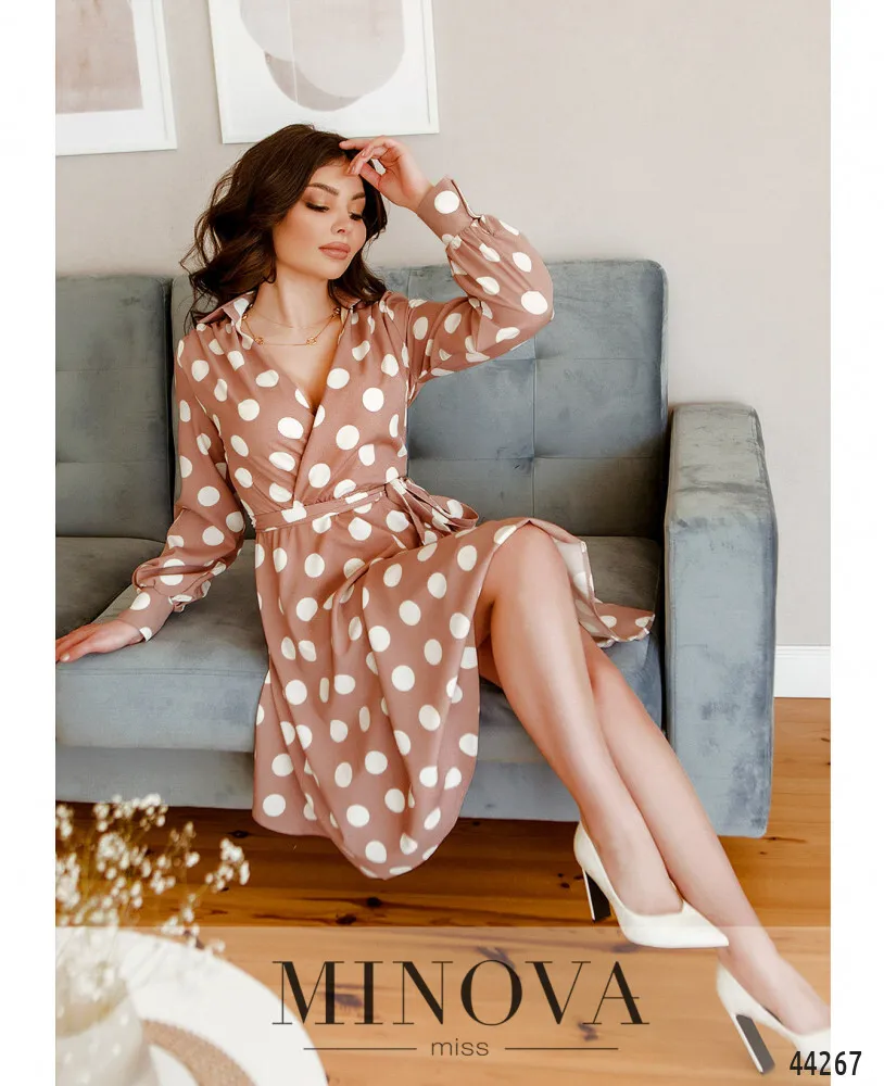 Платье 1078Н-пудровый Minova