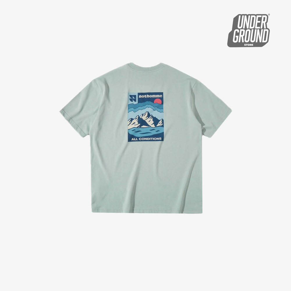 Футболка Nothomme Monterest All Conditions голубой