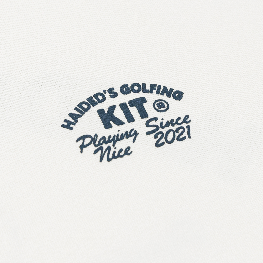 Футболка HAIDED GOLFING KIT Ecru