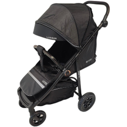 Прогулочная коляска Luxmom V1 черный цвет