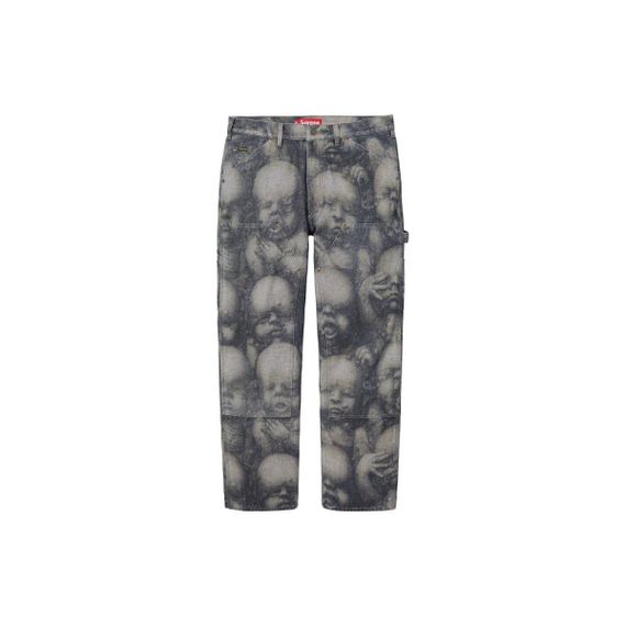 Supreme x H.R. GIGER FW23 WEEK8 DOUBLE KNEE JEAN