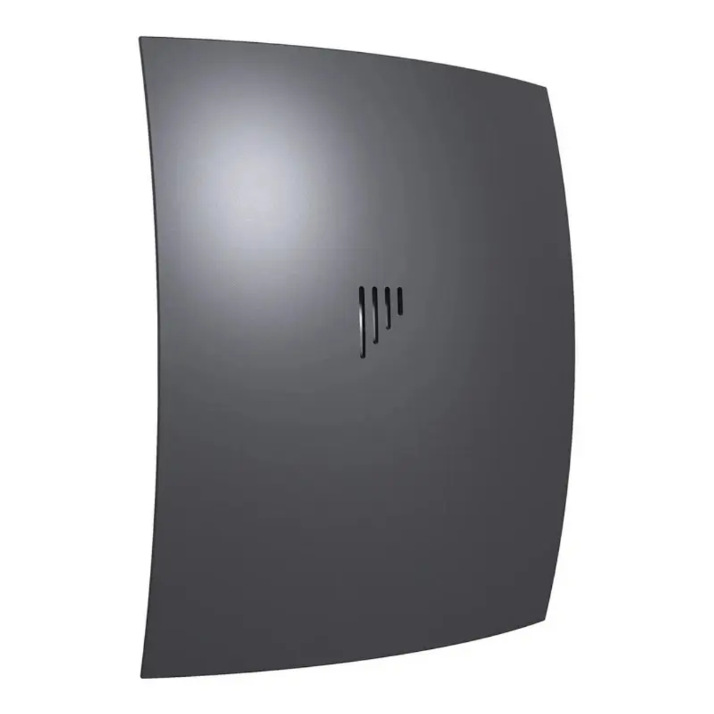 Вентилятор накладной BREEZE D100 обратный клапан Dark gray metal