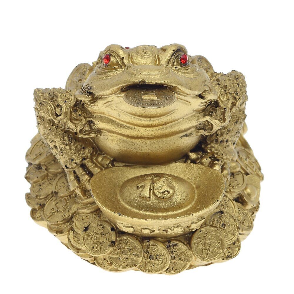 GAEM Фигурка декоративная "Лягушка денежная", L10,5 W9 H7,5 см