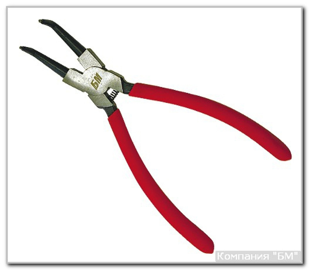 Съемник стопор. колец 200мм загн. зажим БМ