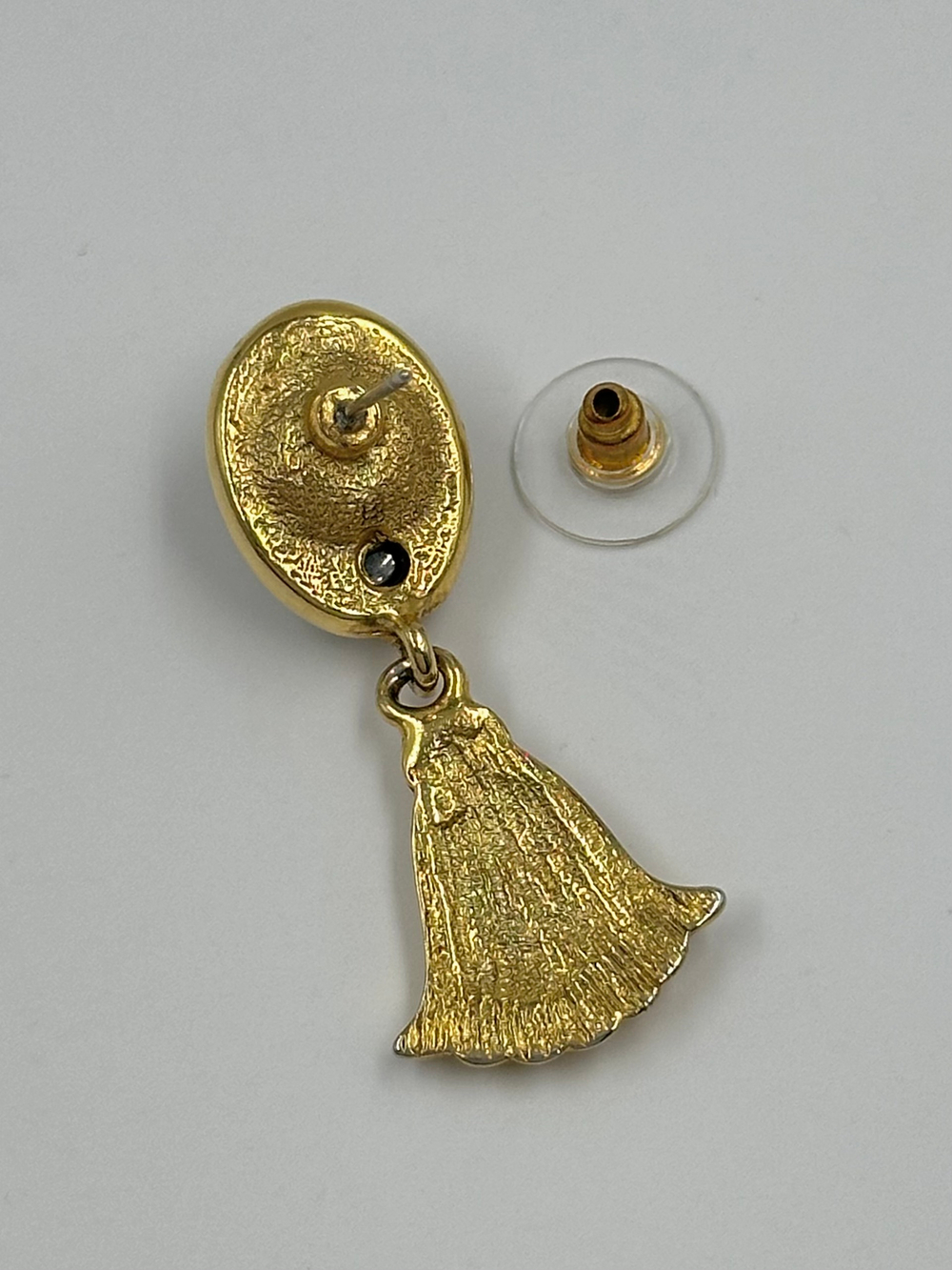 Моносерьга со скарабеем