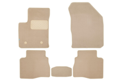 Коврики в салон для KAIYI E5 2022- седан, 5шт. (текстиль, бежевые) KLEVER0412400122112KH