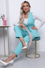 Брюки "Кармелина" Б7310 (бирюза) LT Collection