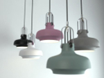 Pendant design lamp Copenhagen by Space Copenhagen D60 (Pink)