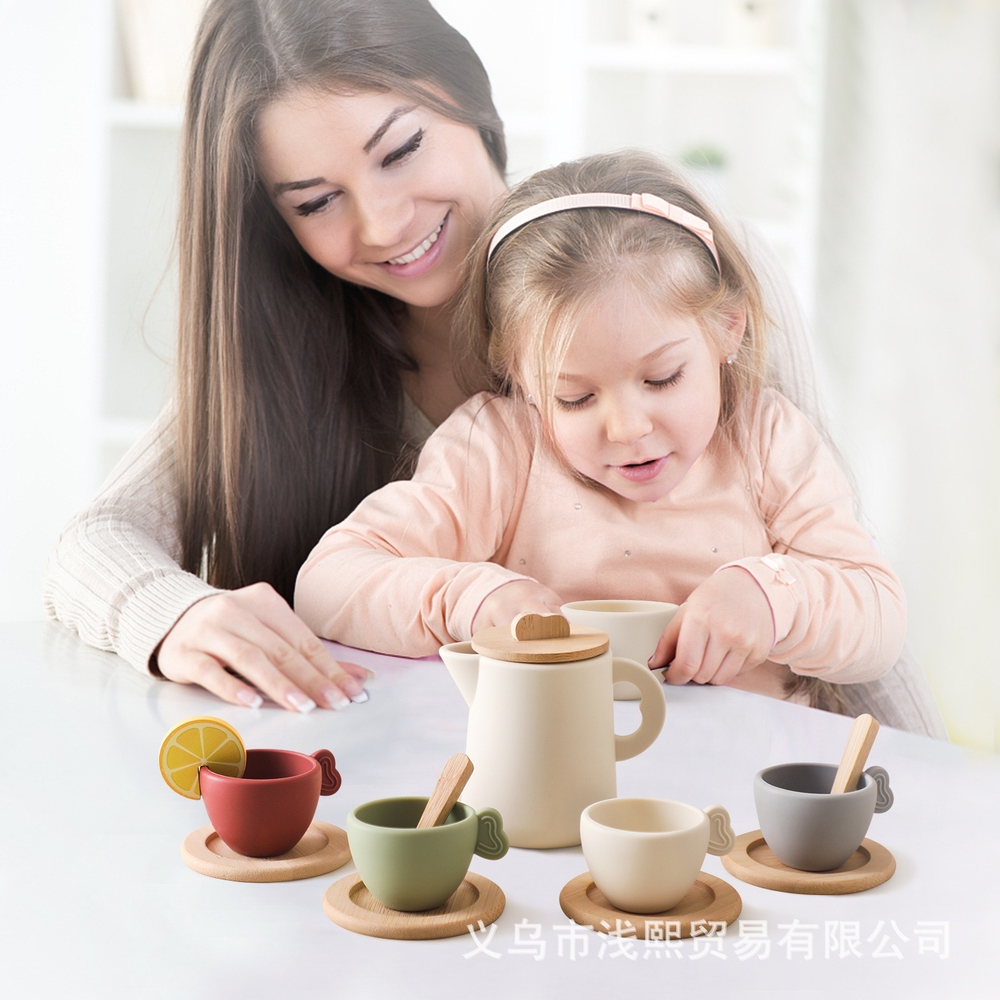 Игрушка Набор Tea-set из дерева