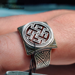 Кольцо "Цвет папоротника"