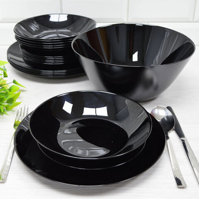 ZELIE NOIR Столовый набор 19 предметов (90006)