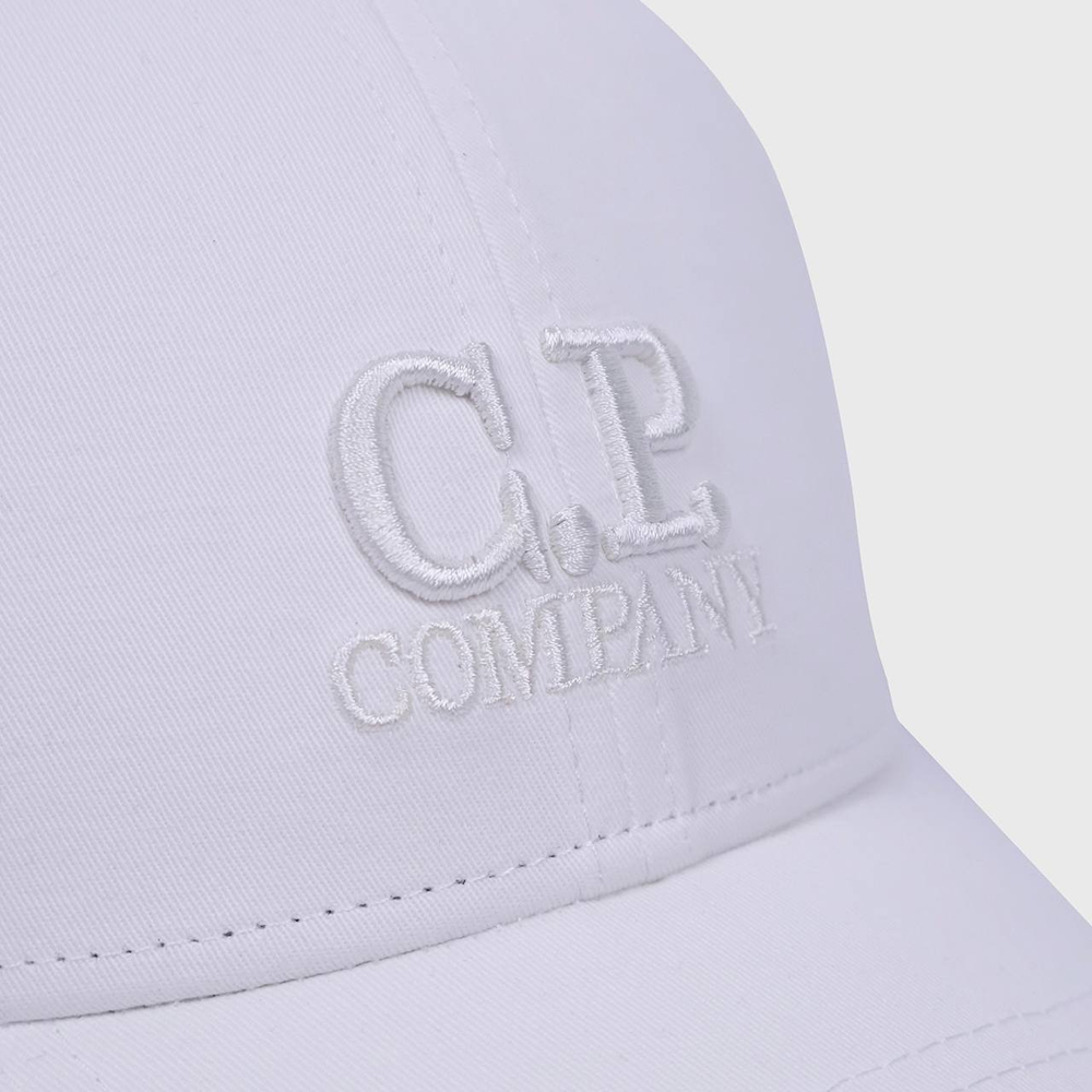 Бейсболка C.P. Company Gabardine White