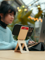 MagSafe Штатив и Кошелек MOFT Tripod Wallet l Раскладной l Earthen Beige