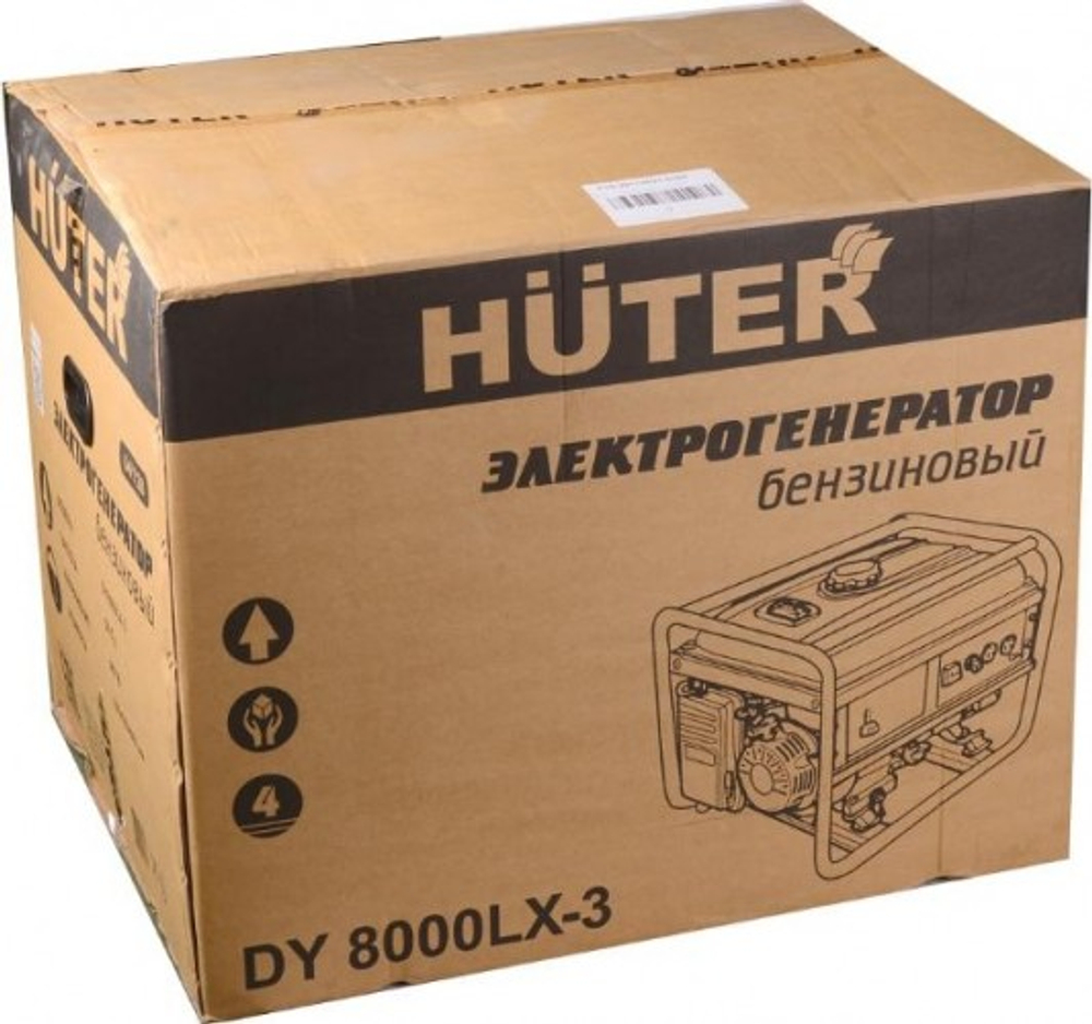 Генератор бензиновый HUTER DY 8000 LX-3 электростартер 64/1/28