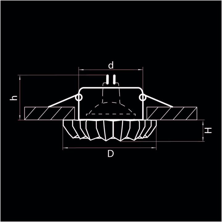 Встраиваемый светильник Lightstar Solo Ray 002120