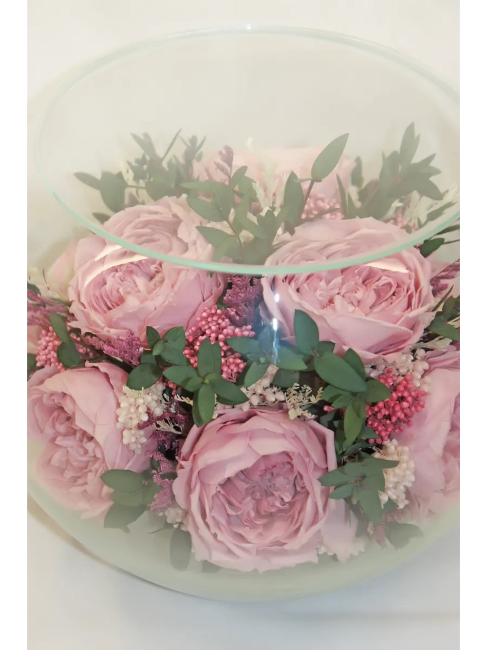 натуральные пионы в стекле, вакуум*