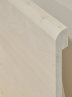 Кровать 180х200 Калантея, двуспальная, деревянная из массива сосны, белый