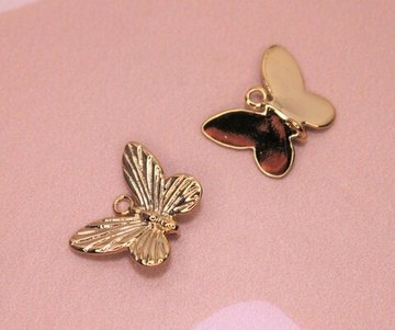 Коннектор бабочка11х15 мм позолота