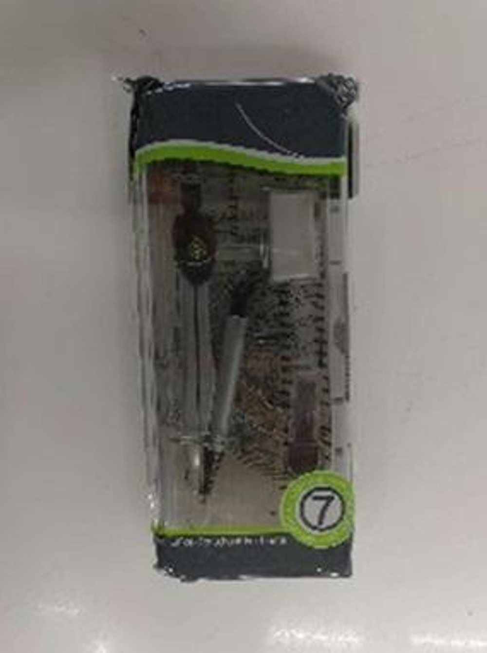 Готовальня 7 предметов: циркуль-автомат, стержни, ластик, 4 линейки, С-30644