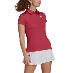Женское поло Adidas Heat Ready Polo W - wild pink/cream white