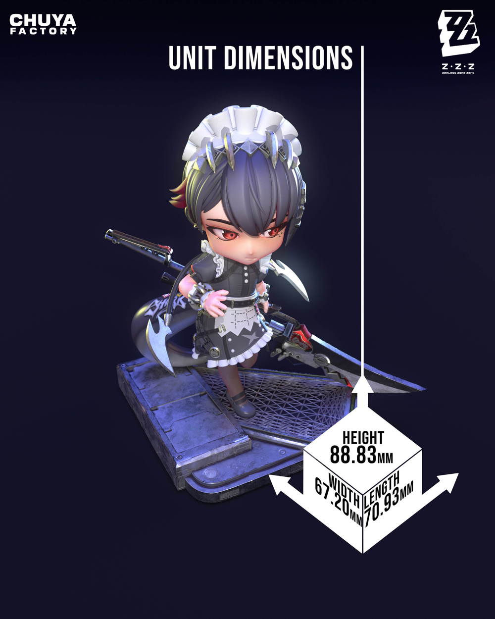 Чибик Эллен Джо Фигурка Ellen Joe Zenless Zone Zero zzz