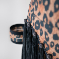 платье латина с бахромой