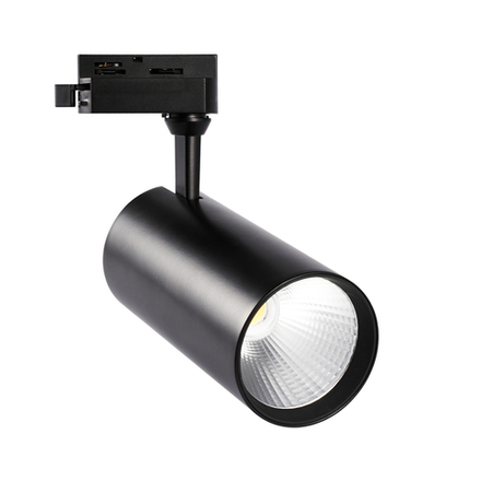 ULB-Q276 40W-4000К BLACK Светильник-прожектор светодиодный трековый. 3800 Лм. Белый свет 4000К. Корпус черный. ТМ Volpe.