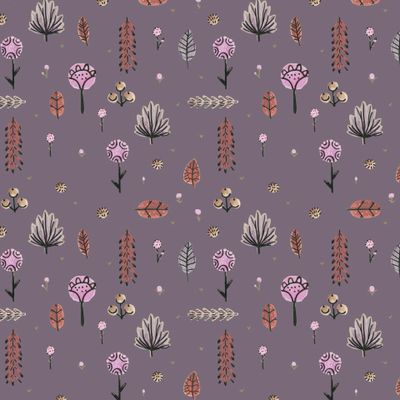 цветы паттерн фиолет