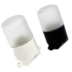 Светильник ЭРА НББ 01-60-002 для бани и сауны полиамид/стекло наклонный IP65 E27 max 60Вт белый НПБ400 термостойкий | Светильники ЖКХ РБ