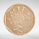 Malta, 50 Cents, 1998, VF