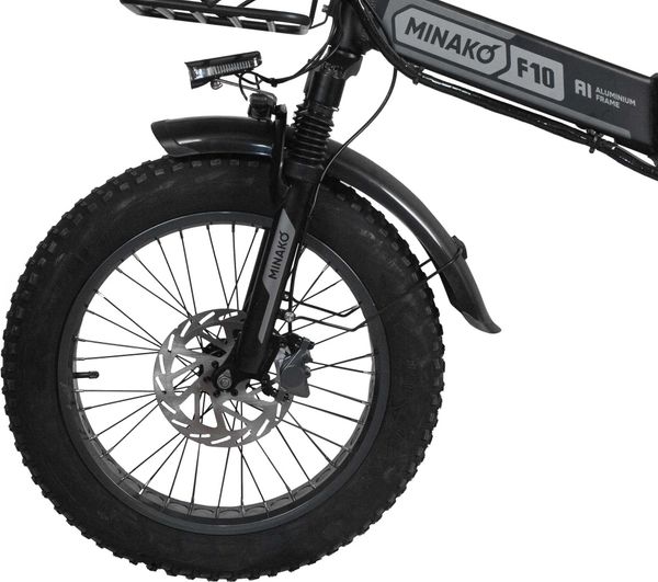 Электровелосипед Minako F10 Pro 2025 года (48V/20Ah) - Черный обод фото №3