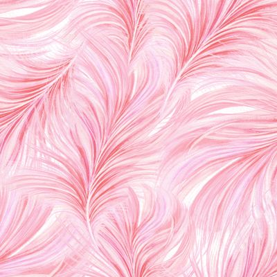 Розовые перья