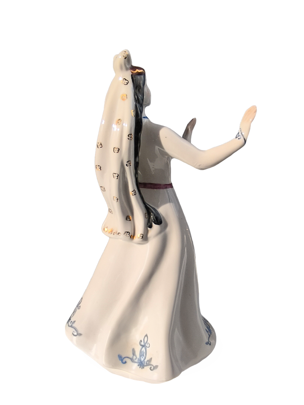 Фарфоровая статуэтка "Грузинский танец" КЭКХЗ