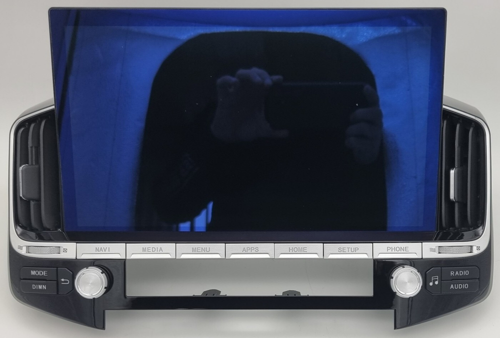 Магнитола для Toyota Land Cruiser 200 2015-2021 (с JBL и 360) - Carmedia ZH-T1304 монитор 13.3", Android 12, 8/128Гб, CarPlay, SIM-слот