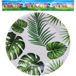 Тарелка бумажная 18 см в наборе 10 шт «Тропики»